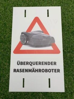 Bordje Overstekende Robotmaaier 37x23 De